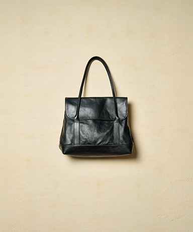 Round Tote Bag M - Cow