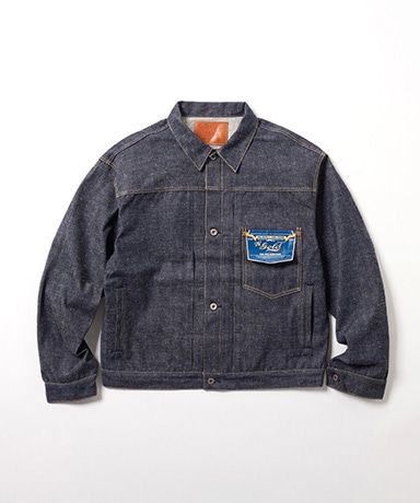 Recycled Waste Suvin Cotton Yarn 14oz. Denim Blouse WWII Model