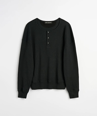 Ballon Sweatshirt - Furnace Black Beefy Rib
