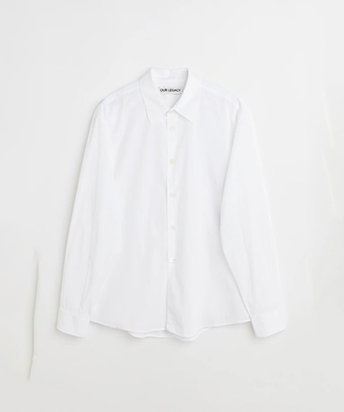 Beyond Shirt - White Liquid Poplin
