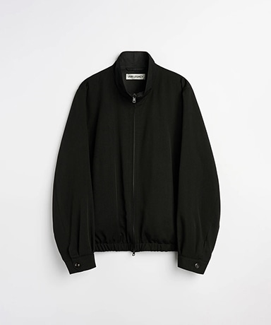 Casino Jacket - Crow Black Night Drape Twill