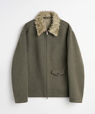 Evolved Jacket - Night Pine Fishbone Bound Wool