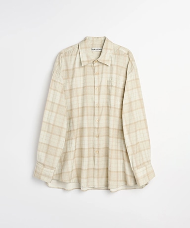 Borrowed Shirt - Stella Check Print