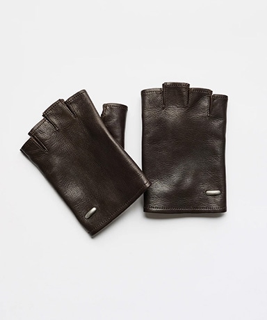 Biker Glove - Cocoa Brown Nappa