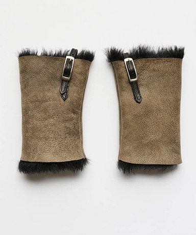 Liner Cuff - Smoky Black Dry Shearling