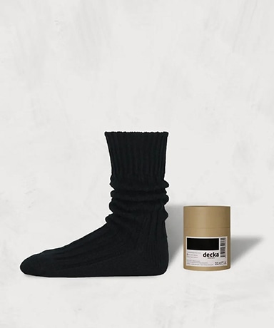 Cased Heavyweight Plain Socks -2nd Collection - decka Quality socks