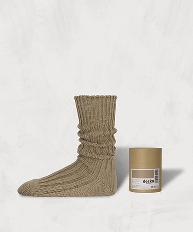 Cased Heavyweight Plain Socks -3rd Collection - decka Quality socks