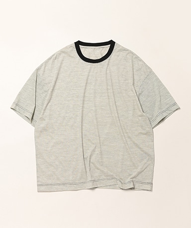 32G Wool Stripe SS Tee