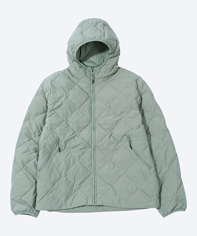 Base Grid LT Down Hooded Jacket
