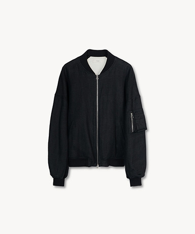 Bale Cocoon Bomber in Linen Viera