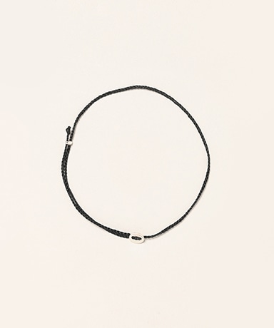 Signiture Thin Cord Anklet SS