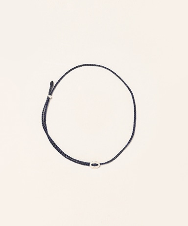 Signiture Thin Cord Anklet SS
