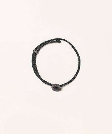 Signiture Thick Cord Bracelet SS