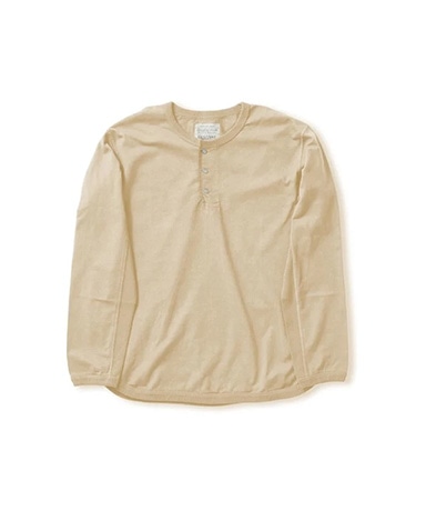 Flat Seam Heavyweight Longsleeve Henley T Shirt