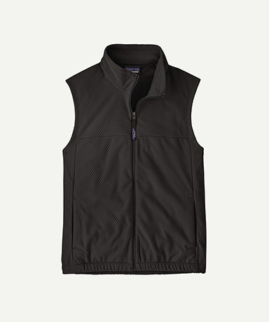 Men's Textured Fleece Vest