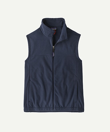 Men's Textured Fleece Vest
