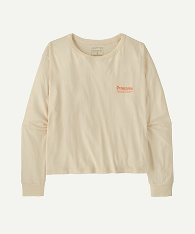 Women's Long Sleeved Water People Banner Easy Cut T-Shirt