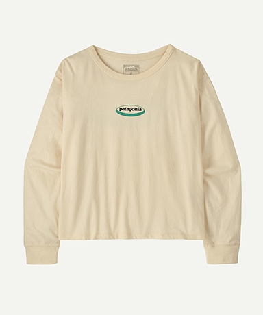 Women's Long-Sleeve '95 Oval Logo Easy Cut T-Shirt