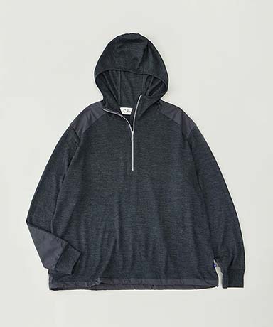 Merino Wool Military Hooded Sweater