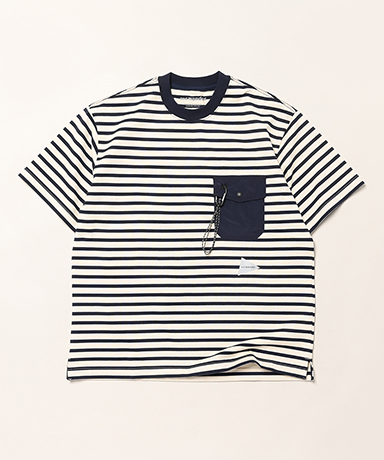 Stripe Pocket SS T