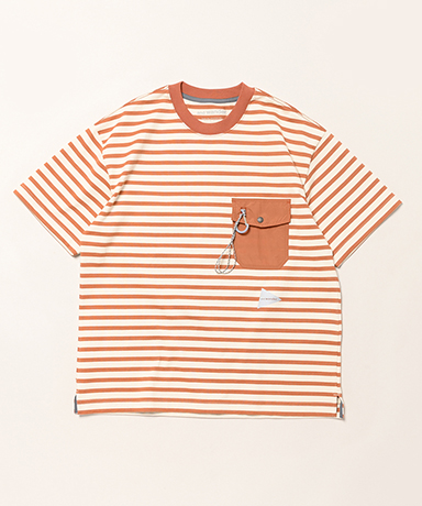 Stripe Pocket SS T