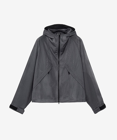 Tonalith Mesh Hooded Jacket(Unisex)