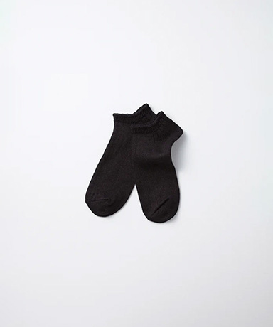 Linen Cotton Ribbed Short Socks