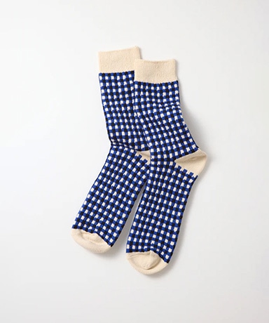 Gingham Check Socks
