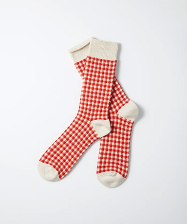Gingham Check Socks
