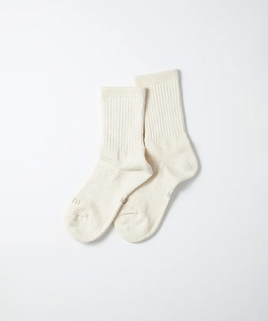 Double Face Mini Crew Socks "Organic Cotton"