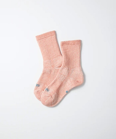 Double Face Mini Crew Socks "Organic Cotton"