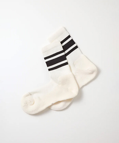 Washi Cushion Stripe Crew Socks
