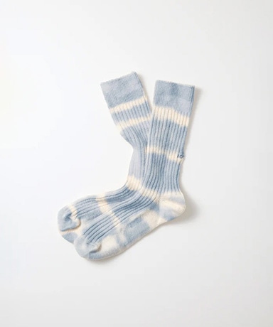 Tie Dye Ribbed Crew Socks