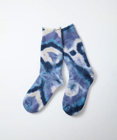 Tie Dye Pile Socks