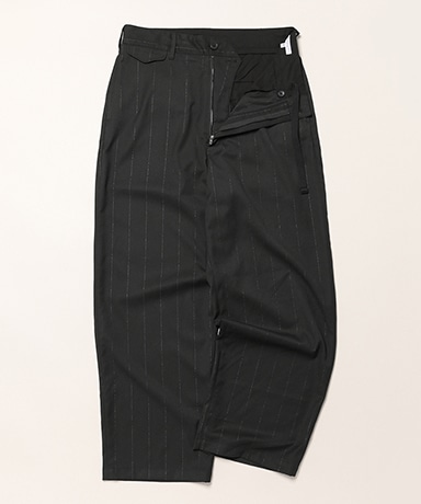 Officer Pant -  Polyester Lurex Stripe