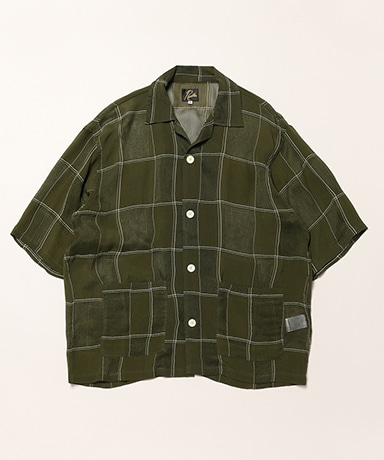 Cabana Shirt - Cupra Crepe Plaid