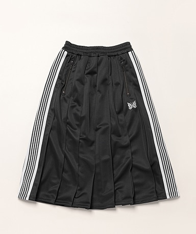 Pleated Track Skirt - Poly Smooth