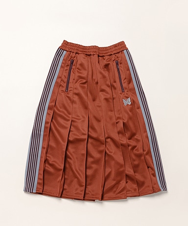 Pleated Track Skirt - Poly Smooth