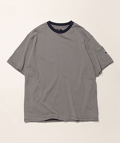 S/S Crew Neck Tee - Cotton Stripe Jersey