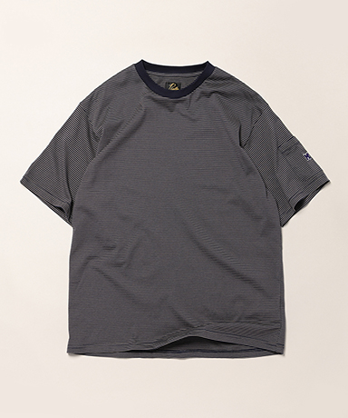S/S Crew Neck Tee - Cotton Stripe Jersey