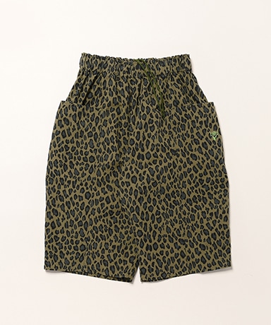 Army String Cropped Pant - C/N Poplin / Leopard