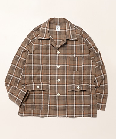 Ranger Shirt - Lawn Shirring / Plaid