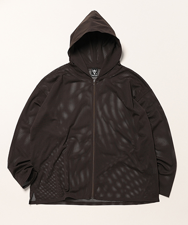 Zipped Hoody - Knit Mesh