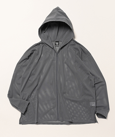 Zipped Hoody - Knit Mesh