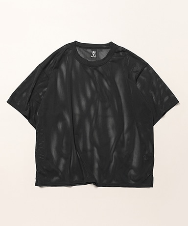 S/S Crew Neck Shirt - Knit Mesh