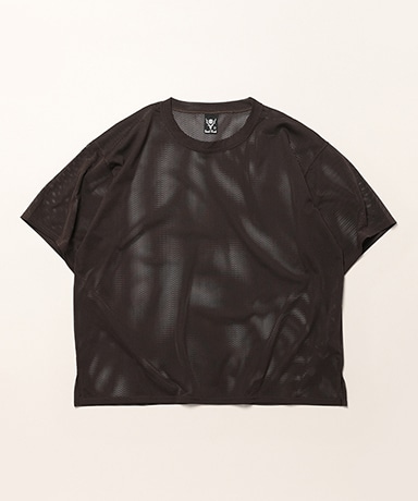 S/S Crew Neck Shirt - Knit Mesh