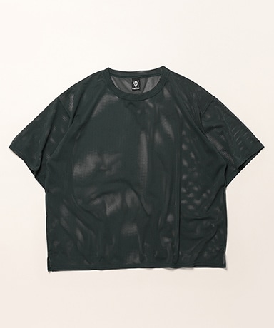 S/S Crew Neck Shirt - Knit Mesh