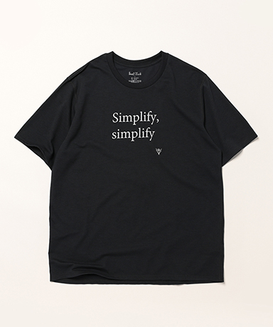 S/S Crew Neck Tee - Simplify, Simplify