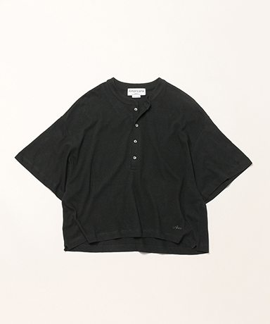 ヘンリーネック ワイド T