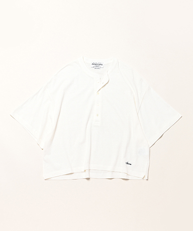 ヘンリーネック ワイド T